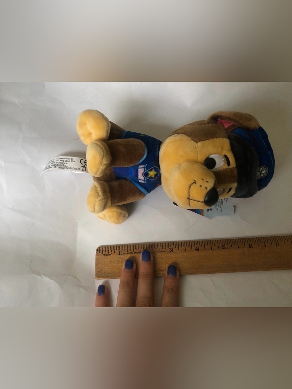 Paw Patrol Chase Police Dog Plush Stuffed Animal Soft Kids Toy - Picture 4 of 4